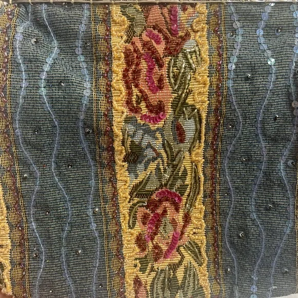 Christina Vintage purse Adorable! With chain! Made in India - Picture 4 of 13